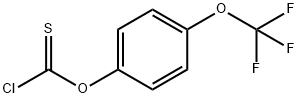 硫代氯甲酸-4-三氟甲氧基苯酯 结构式