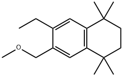 6-ETHYL-7-METHOXYMETHYL-1,2,3,4-TETRAHYDRO-1,1,4,4-TETRAMETHYLNAPHTHALENE 结构式