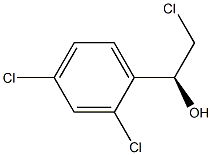 (S)-2-氯-1-(2,4-二氯苯基)乙基甲磺酸酯 结构式