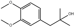 1-(3,4-二甲氧基苯基)-2-甲基丙-2-醇 结构式