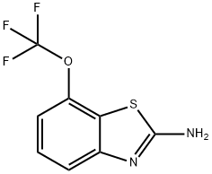 7-Trifluoromethoxy-benzothiazol-2-ylamine 结构式