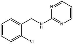 N-[(2-氯苯基)甲基]嘧啶-2-胺 结构式