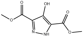 4-羟基吡唑-3,5-二甲酸二甲酯 结构式