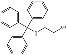 2-(三苯甲基氨基)乙醇 结构式