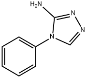4-苯基-4H-1,2,4-三唑-3-胺 结构式