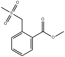 methyl 2-(methylsulfonylmethyl)benzoate 结构式