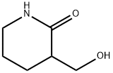 3-(HYDROXYMETHYL)-2-PIPERIDINONE 结构式