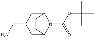 ENDO-3-AMIMETHYL-8-BOC-8-AZABICYCLO[3.2.1]OCTANE 结构式