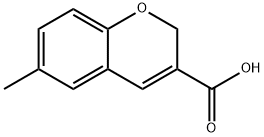 6-methyl-2H-chromene-3-carboxylic acid 结构式