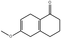 6-甲氧基-3,4,5,8-四氢萘-1(2H)-酮 结构式