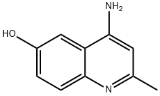 4-氨基-2-甲基喹啉-6-醇 结构式