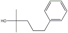 2-甲基-5-苯戊基-2-醇 结构式