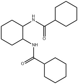 N,N'-1,2-cyclohexanediyldicyclohexanecarboxamide 结构式