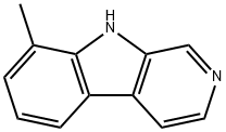 8-METHYL-9H-PYRIDO[3,4-B]INDOLE 结构式