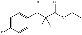 ethyl 2,2-difluoro-3-(4-fluorophenyl)-3-hydroxypropanoate 结构式