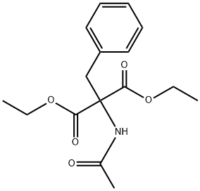 DIETHYL 2-ACETAMIDO-2-BENZYLMALONATE 结构式