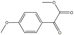 2-(4-甲氧基苯基)-2-氧代乙酸甲酯 结构式