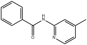 N-(4-甲基吡啶-2-基)苯甲酰胺 结构式