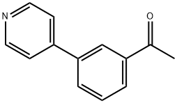 1-[3-(吡啶-4-基)苯基]乙-1-酮 结构式