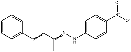 4-PHENYL-3-BUTEN-2-ONE (4-NITROPHENYL)HYDRAZONE 结构式