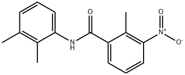 N-(2,3-dimethylphenyl)-2-methyl-3-nitrobenzamide 结构式