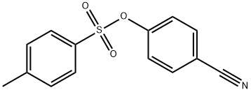 4-[[(4-methylphenyl)sulfonyl]oxy]benzonitrile 结构式