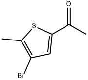 1-(4-溴-5-甲基噻吩-2-基)乙烷-1-酮 结构式