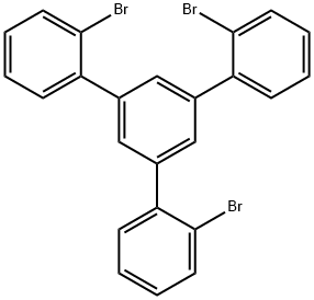 2,2''-DIBROMO-5'-(2-BROMOPHENYL)-1,1':3',1''-TERPHENYL 结构式