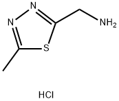 (5-甲基-1,3,4-噻二唑-2-基)甲胺 结构式