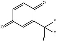 2-(三氟甲基)环己三烯-2,5-二烯-1,4-二酮 结构式