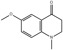 6-甲氧基-1-甲基-2,3-二氢-4-喹啉酮 结构式