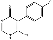 5-(4-氯苯基)-6-羟基-4(1H)-吡啶酮 结构式