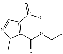 Ethyl 1-methyl-4-nitro-1H-pyrazole-3-carboxylate 结构式