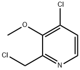 4-氯-3-甲氧基-2-氯甲基吡啶 结构式