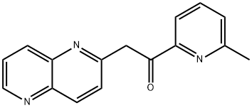 1-(6-methylpyridin-2-yl)-2-(1,5-naphthyridin-2-yl)ethanone 结构式