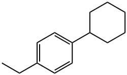 1-环己基-4-乙基苯 结构式