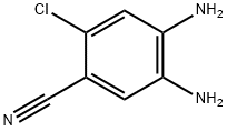 4,5-DIAMINO-2-CHLOROBENZONITRILE 结构式