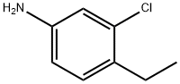 3-氯-4-乙基苯胺 结构式