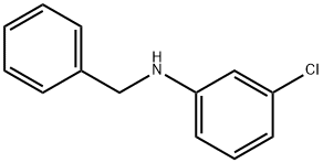N-苄基-3-氯苯胺 结构式