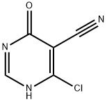 4-氯-6-羟基嘧啶-5-甲腈 结构式