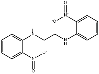 N,N'-BIS-(2-NITROPHENYL)-ETHYLENEDIAMINE 结构式