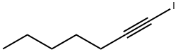 1-iodo-1-Heptyne 结构式