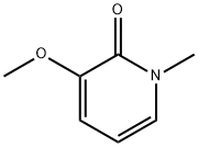 3-甲氧基-1-甲基-2(1H)-吡啶酮 结构式