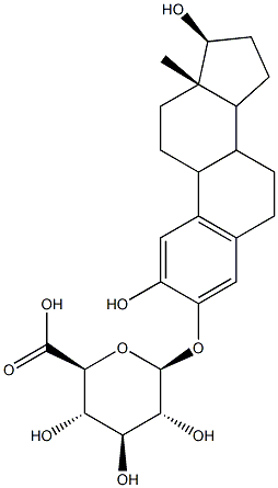 (17beta)-2,17-Dihydroxyestra-1,3,5(10)-trien-3-yl beta-D-glucopyranosiduronic acid