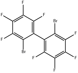 2,2 ′-二溴八氟联苯 结构式