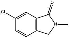 6-Chloro-2-methylisoindolin-1-one 结构式