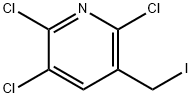 2,3,6-Trichloro-5-(iodomethyl)pyridine 结构式