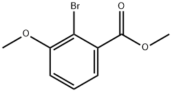 2-溴-3-甲氧基苯甲酸甲酯 结构式