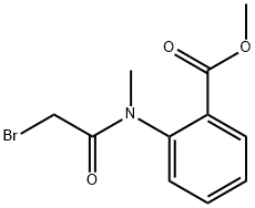 methyl 2-(2-bromo-N-methylacetamido)benzoate 结构式