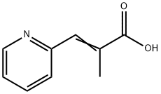 2-甲基-3-(吡啶-2-基)丙烯酸 结构式